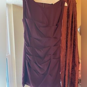 Express brand Garnet Dress with zipper back, size 10